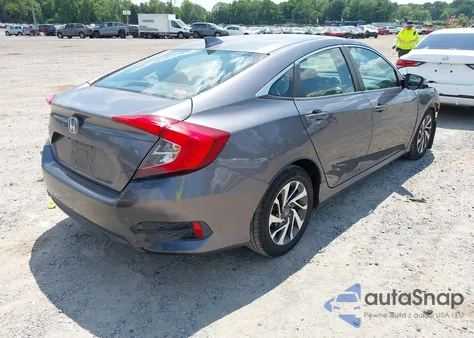 2017 Honda Civic Ex из США, поврежденный, VIN 19XFC2F70HE027624